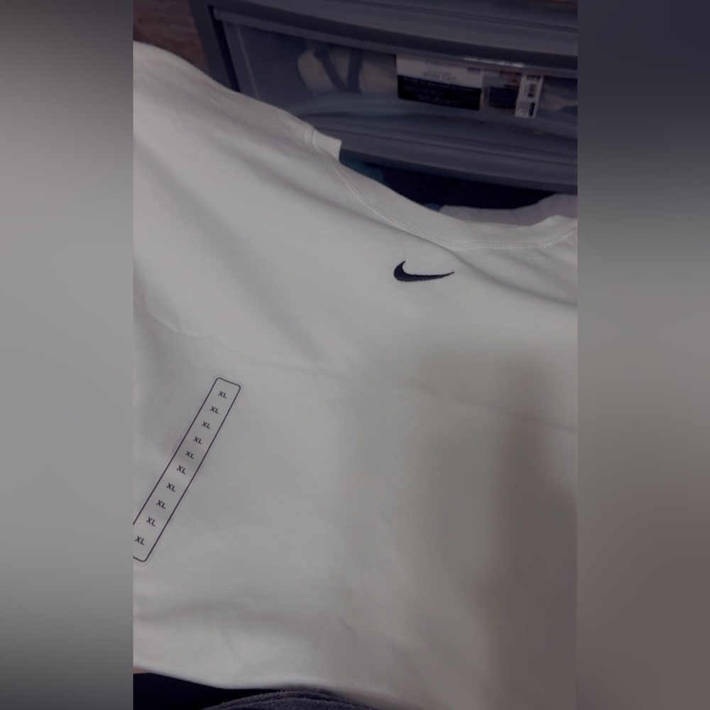 Nike Women's White Sports Top